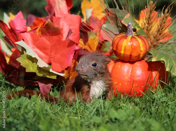 Obraz junges Eichhörnchen