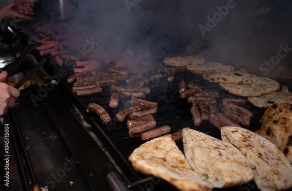 Obraz cevapi in plate 