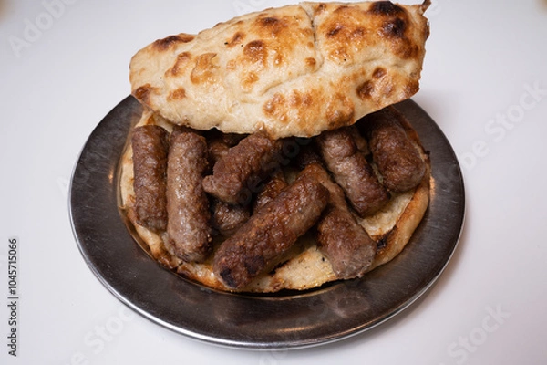Obraz cevapi in plate 