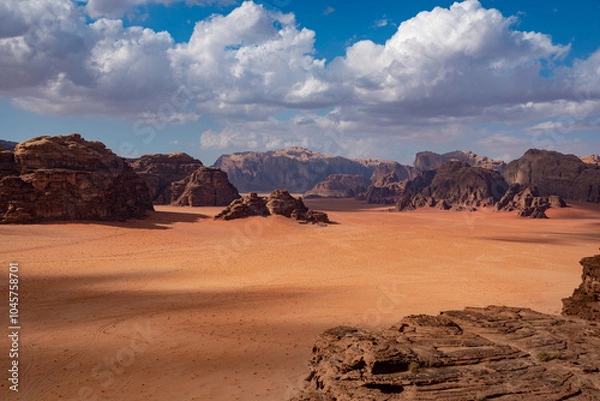 Obraz wadi rum desert