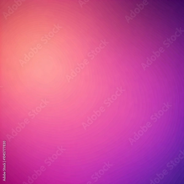 Obraz vibrant gradient background blending pink and purple color with a soft circular fade effect, dynamic modern wallpaper, backdrop. Ideal for abstract poster, banner.