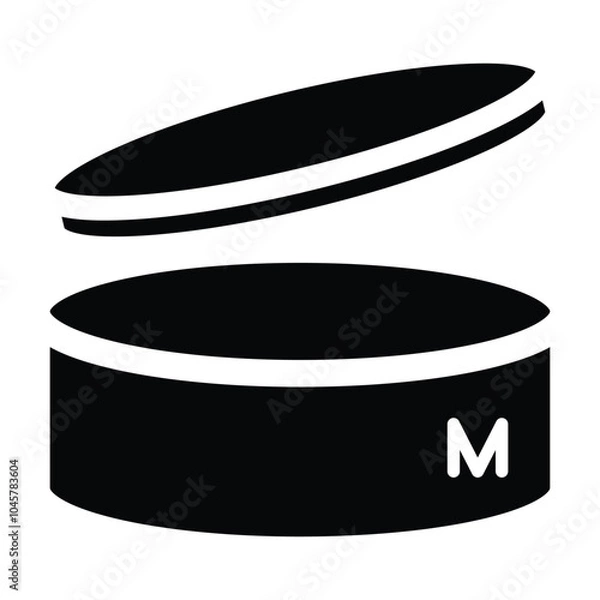 Fototapeta Period after opening symbols icon vector on white background