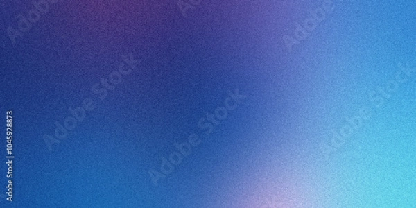 Fototapeta light blue gradient and purple glow mood illustration grain, background graphic texture, vision and user experience