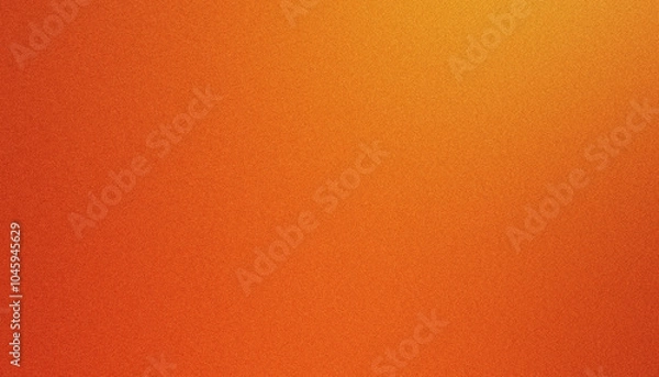 Fototapeta Metallic Orange Gradient Banner Background with Grainy Glowing Textured For Abstract Poster Header Cover Backdrop Design