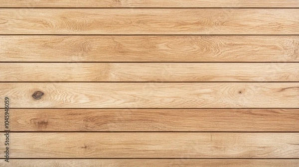 Fototapeta Horizontal wooden planks with knots and natural wood grain texture, perfect for use as a background or backdrop.