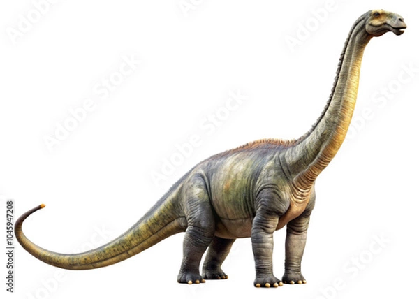 Obraz Brontosaurus dinosaur isolated. 