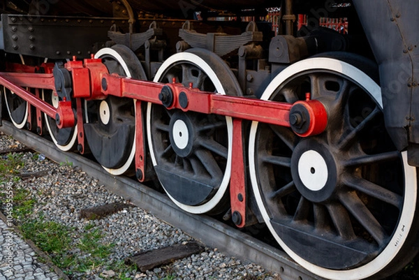 Obraz old locomotive