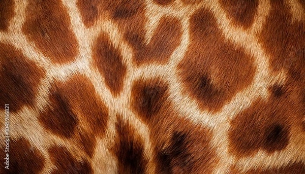 Obraz giraffe skin texture background