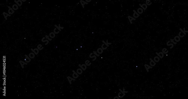 Fototapeta 3d rendering. Space background stars.