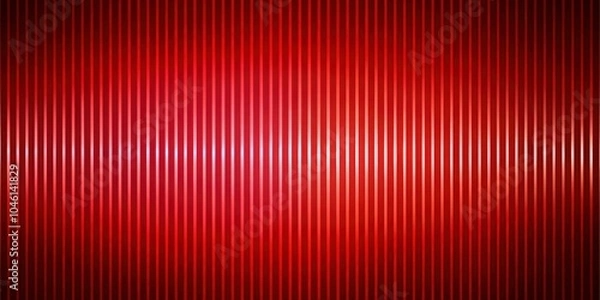 Fototapeta Abstract Red and White Vertical Stripes, a Gradient Pattern with Subtle Brightness Variations