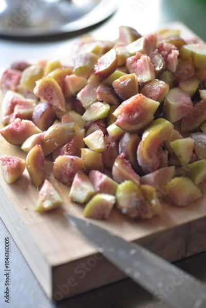Fototapeta I used figs to make a jam for the breakfast.