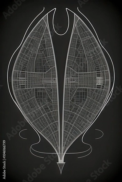 Obraz black and white background