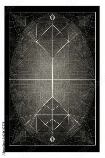 Obraz abstract geometric background