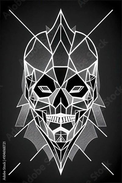 Obraz skull and crossbones