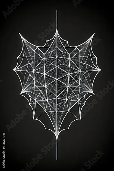 Obraz black and white abstract background