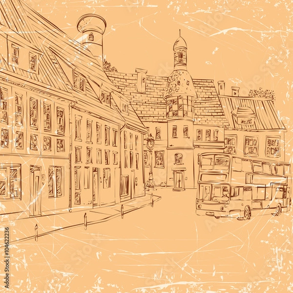 Obraz store street scene