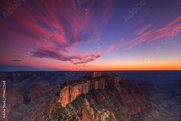 Obraz sunset from Grand Canyon
