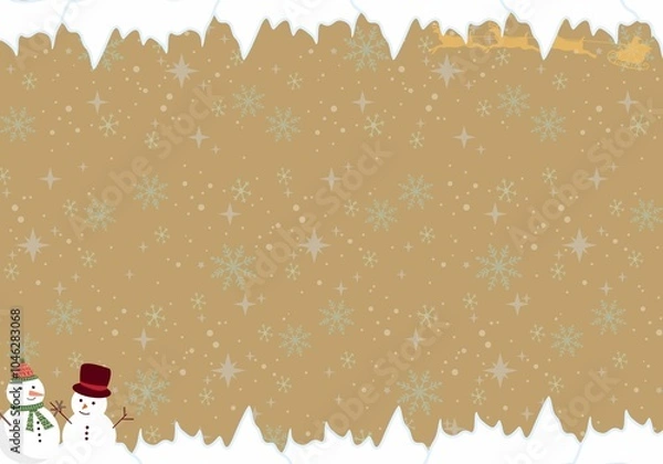 Obraz Beautiful Christmas and New year festival background 