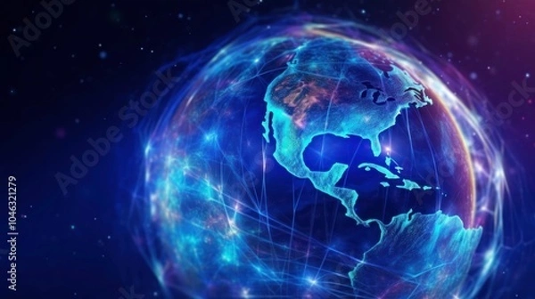 Obraz Global Network Connection