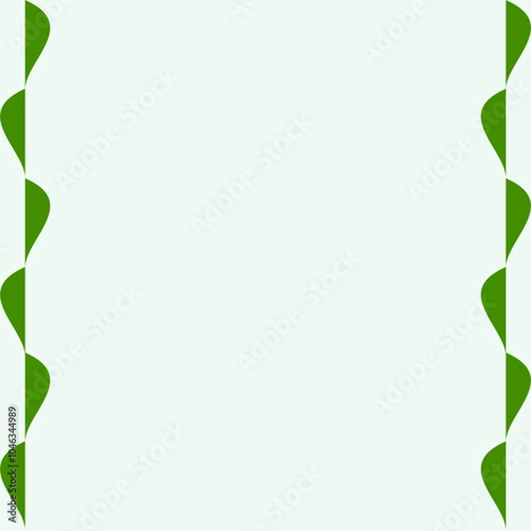 Fototapeta Abstract green Wave background. Dynamic shapes composition suitable for nature event.
