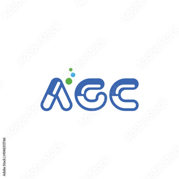 Obraz AGC medical logo design