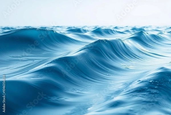 Fototapeta _. Wave Interference Multiple waves intersecting and interacting