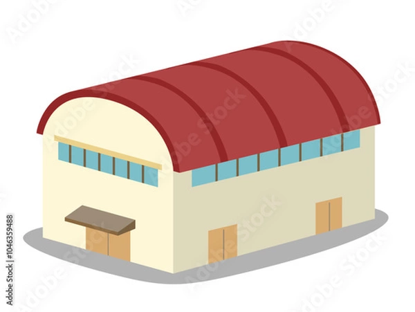 Obraz 体育館のイラスト