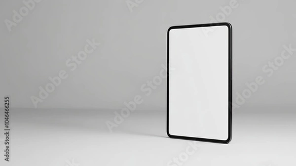Fototapeta Blank Screen Tablet on Minimal Background