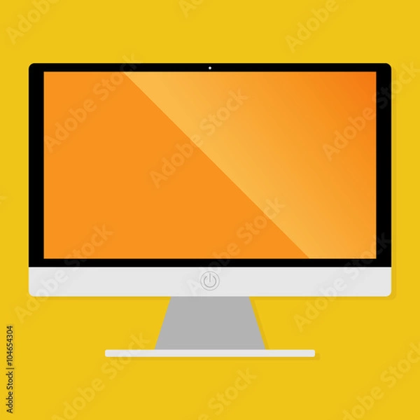 Obraz blank screen of computer display