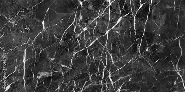 Obraz marble background with black and white veins