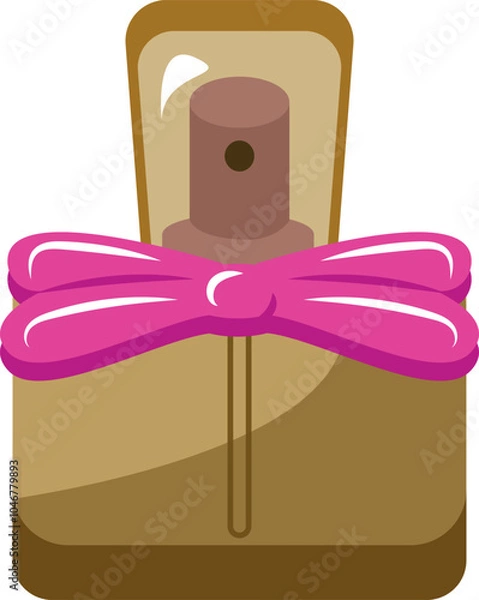 Obraz Vector Perfume Bottle Flat Glamour Illustration.