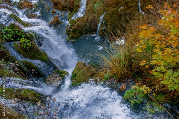 Obraz Waterfall in the mountains