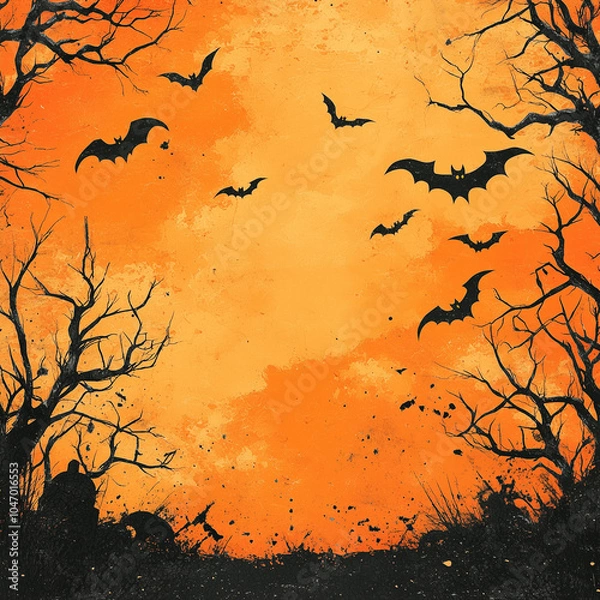 Fototapeta halloween background, Generative AI	
