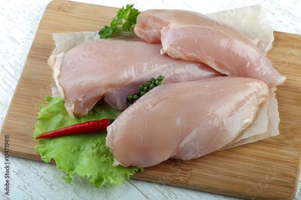 Obraz Raw chicken breast