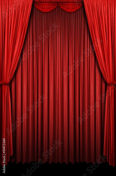 Obraz Red Curtains
