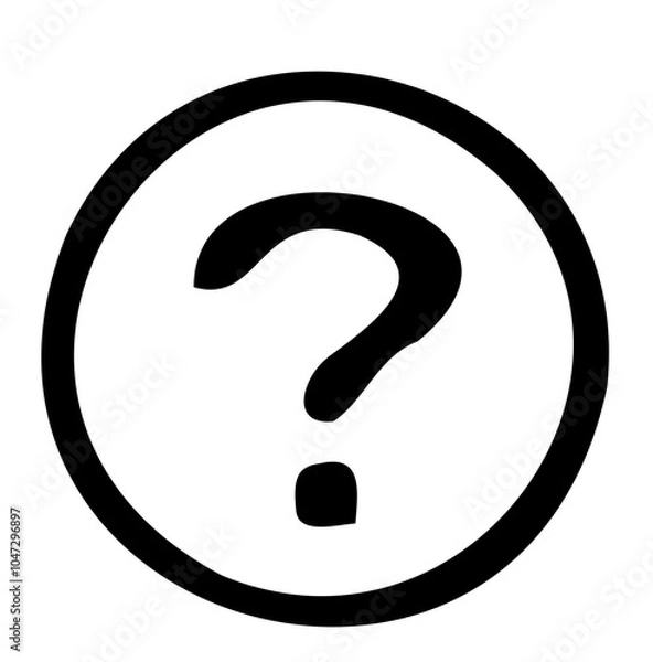 Obraz question mark icon