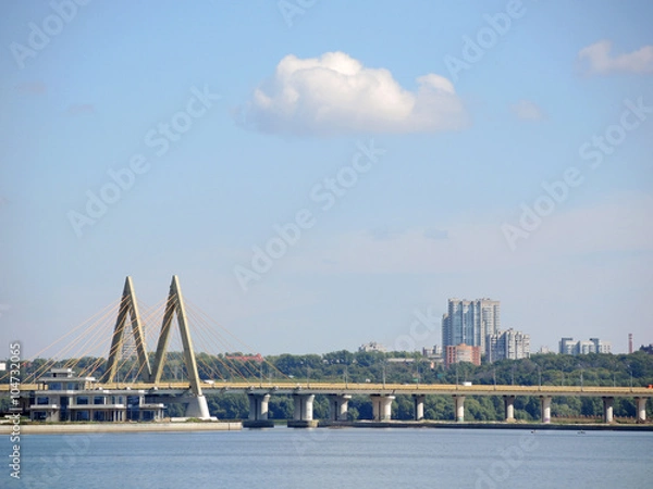 Fototapeta Bridge across the river