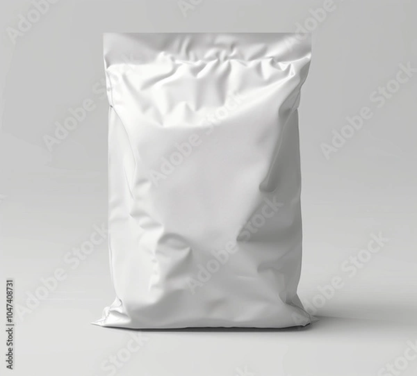 Fototapeta Bag of Chips Mockup, high-end and customizable with realistic high-resolution rendering, ideal for branding, packaging design, and snack product presentations, AI Generative