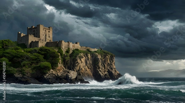 Obraz castle on the coast