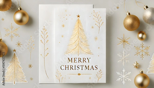 Obraz christmas greeting card