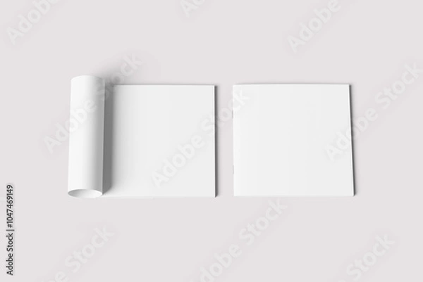 Fototapeta OPEN SQUARE MAGAZINE BLANK BACKGROUND