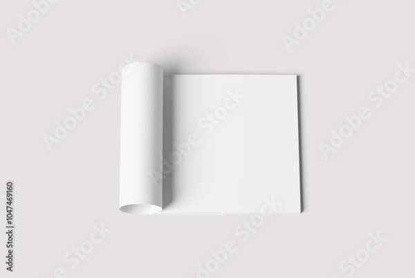 Fototapeta OPEN SQUARE MAGAZINE BLANK BACKGROUND