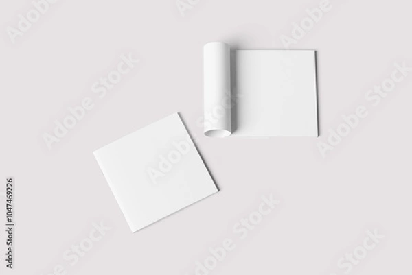 Fototapeta OPEN SQUARE MAGAZINE BLANK BACKGROUND