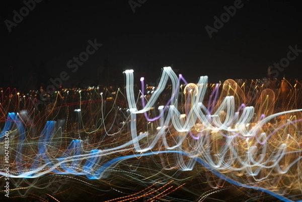 Fototapeta background with lots spots