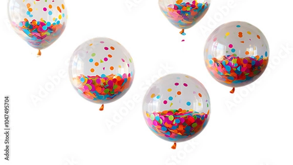 Obraz balloons isolated on white