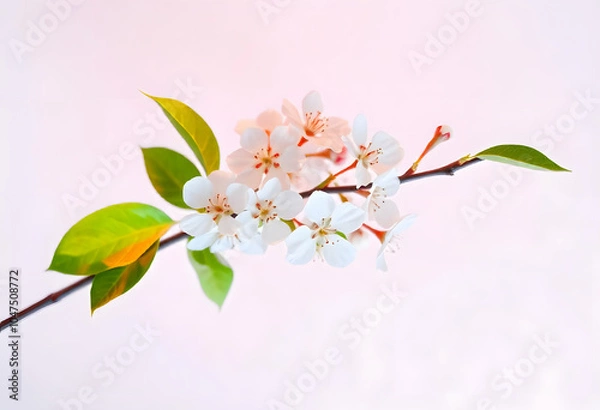 Obraz blossom on white