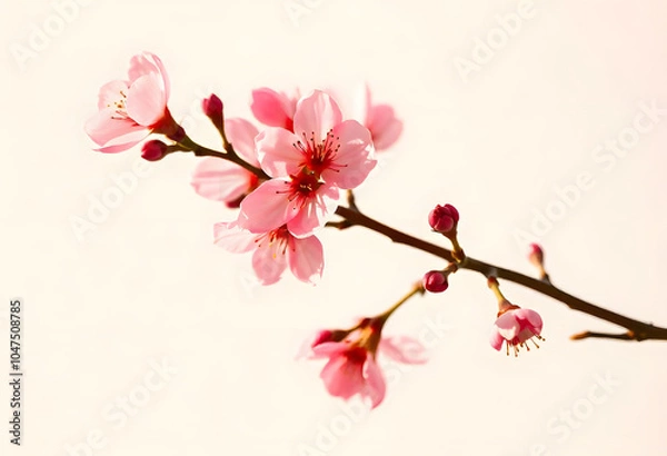 Obraz pink cherry blossom