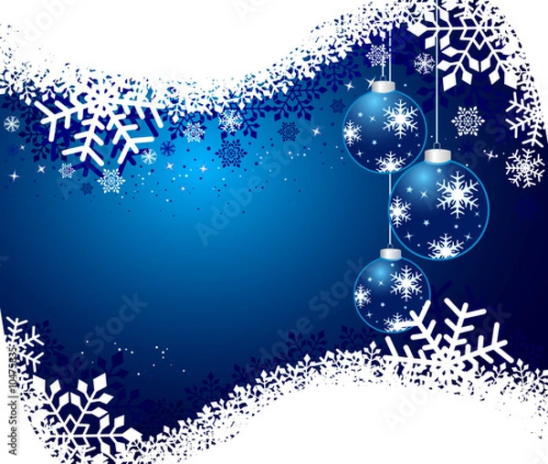 Obraz Abstract Christmas background vector