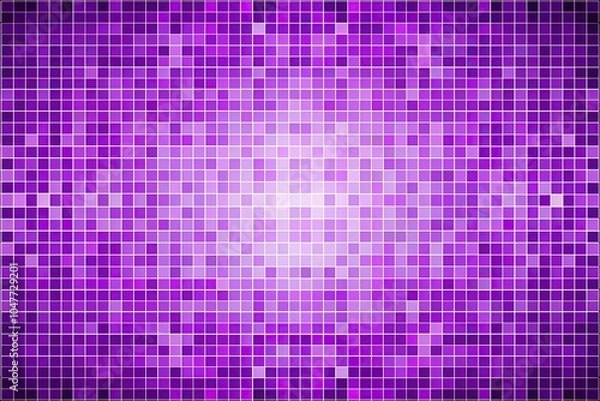 Obraz Symmetrical bright purple square mosaic pattern for textural background