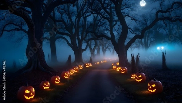 Obraz A haunting journey.